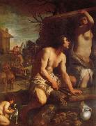 Guido Reni The Building of Noah's Ark USA oil painting reproduction